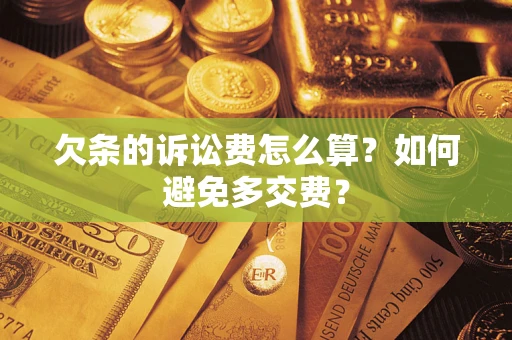 北京欠条的诉讼费怎么算？如何避免多交费？