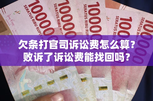 北京欠条打官司诉讼费怎么算？败诉了诉讼费能找回吗？