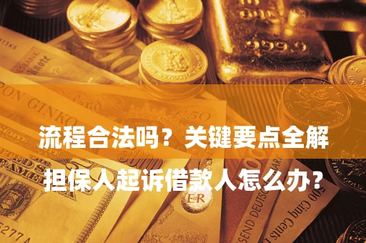 北京

担保人起诉借款人怎么办？流程合法吗？关键要点全解析